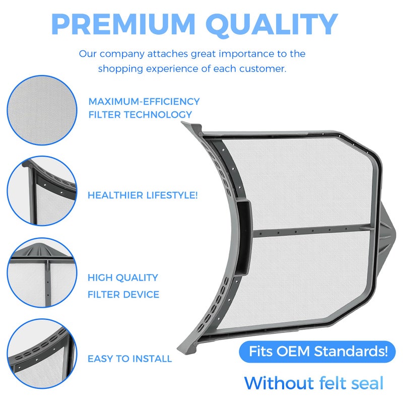 Romalon Upgraded W10516085 Dryer Lint Filter W11758174 For Whirlpool Dryer Lint Trap Filter Screen Replaces W10211906 W10370972 WPW10516085 3188345 AP6022545 PS11755878 EAP11755878 by Romalon - Image 2
